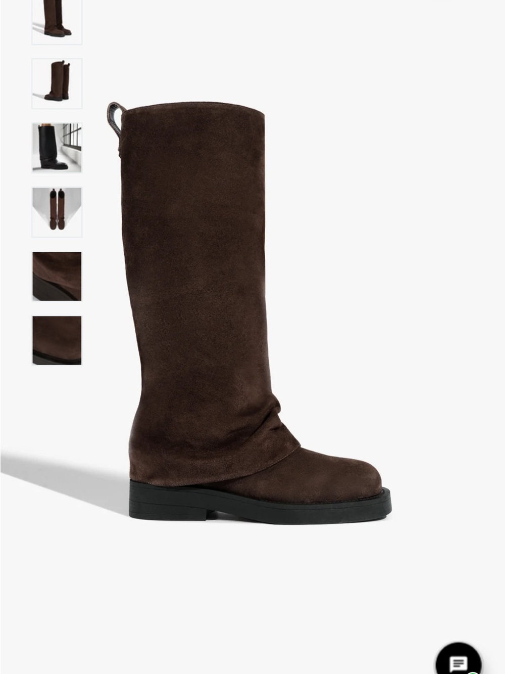SCHUTZ Brown Suede Over-the-Knee Boots